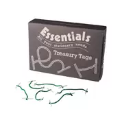 Treasury Tags Plastic 25mm 100 Pack