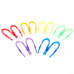 Assorted Colour Translucent Tweezers 12 Pack