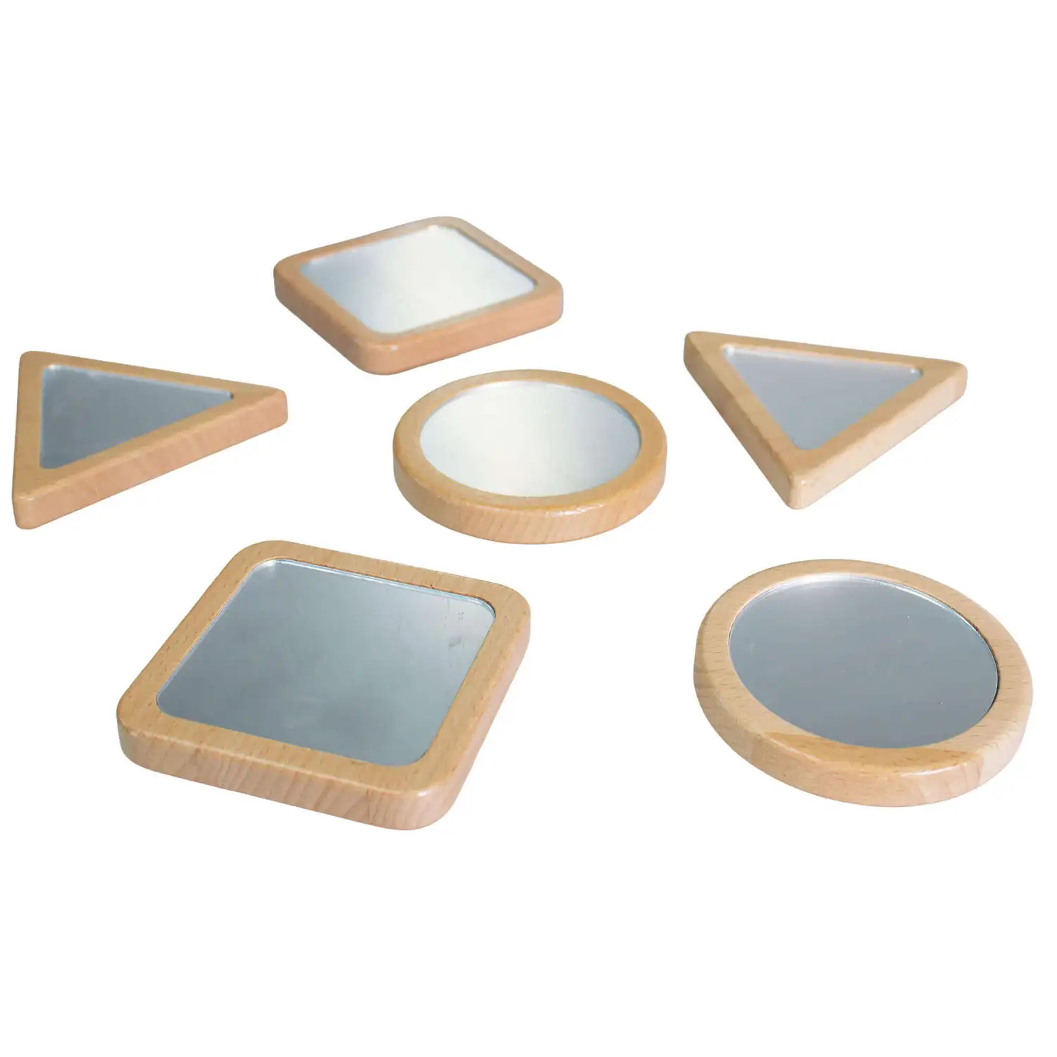 Olly and Oby Little Shape Mirrors 6 Pack