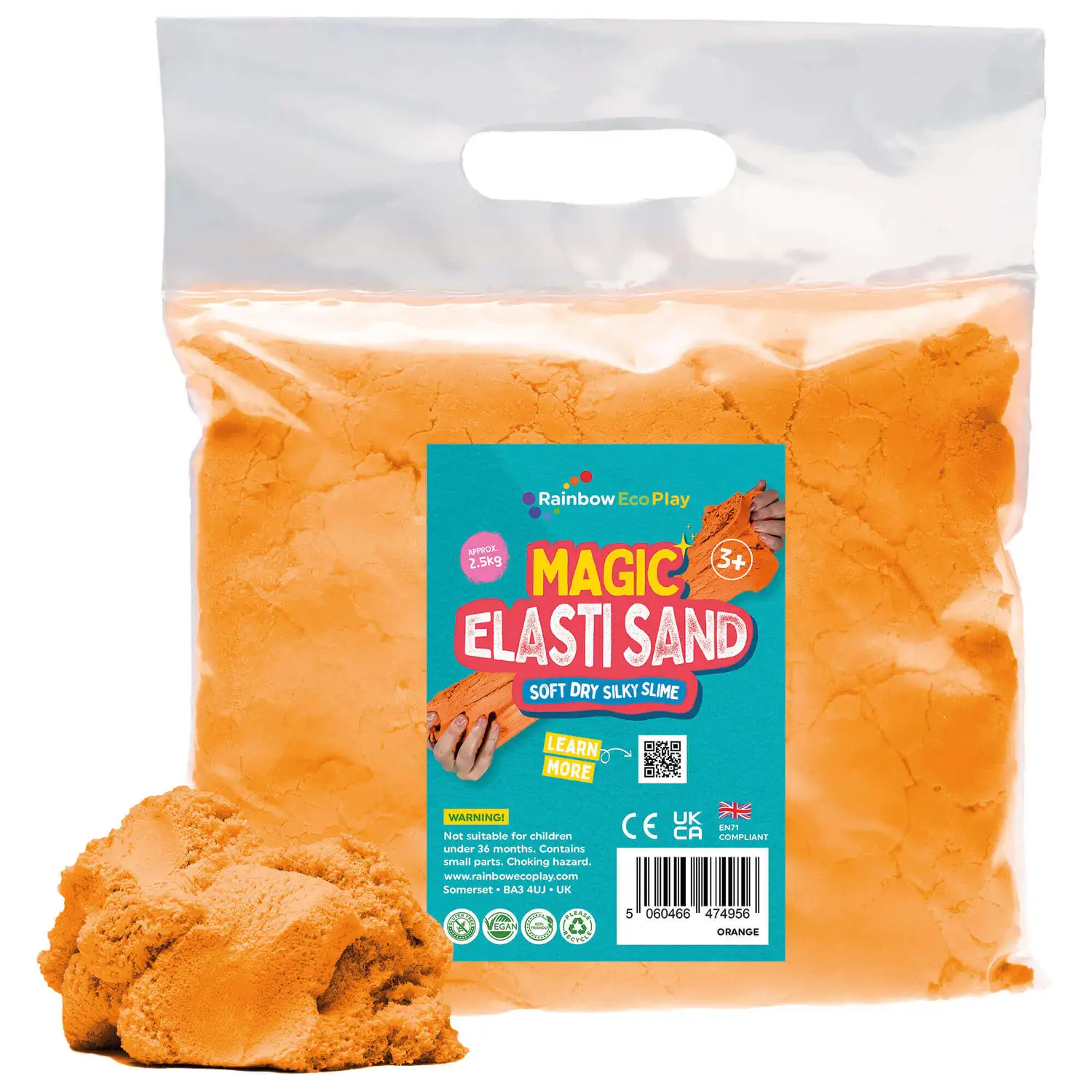 Coloured Elasti Sand Orange 2.5kg