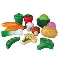 Olly and Oby Wooden Vegetables Assorted 15 Pack