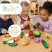 Olly and Oby Wooden Vegetables Assorted 15 Pack