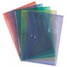 A4+ Popper Wallets Assorted Colours 5 Pack
