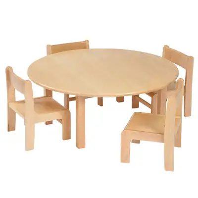 Circular Table With 4 Chairs