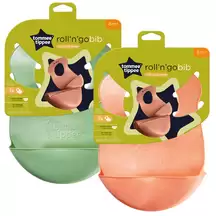 Tommee Tippee Roll 'n' Go Bib Assorted 6 Pack