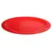 Swixz Polycarbonate Narrow Rimmed Plates 230mm Red 12 Pack G2p100