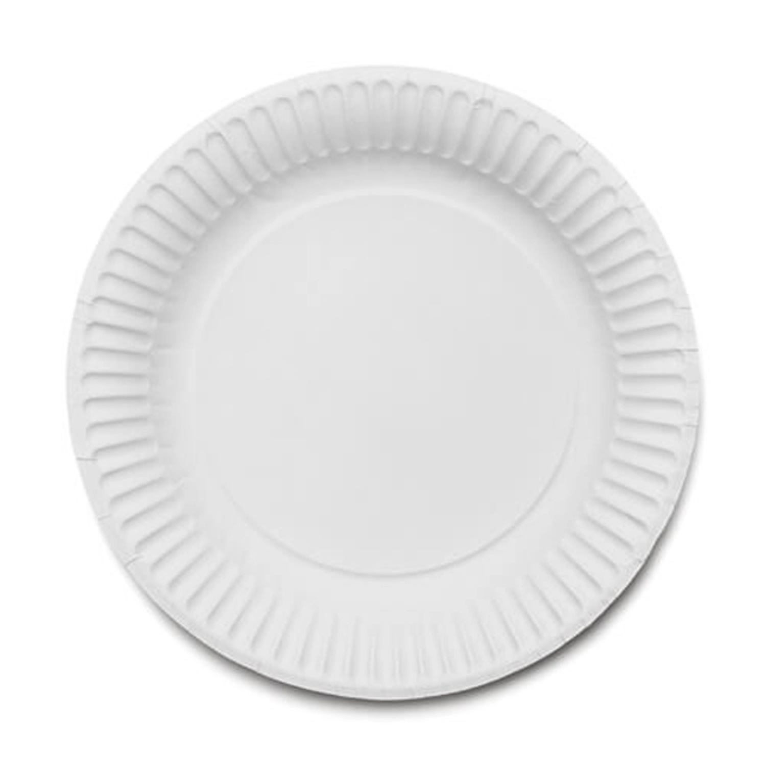 [800 Pack] White Disposable Paper Plates 9 inch by EcoQuality - Perfect for Parties, BBQ, Catering, Office, Event's, Pizza, Restaurants, Recyclable