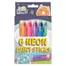 Assorted Paint Sticks Neon 6 Pack