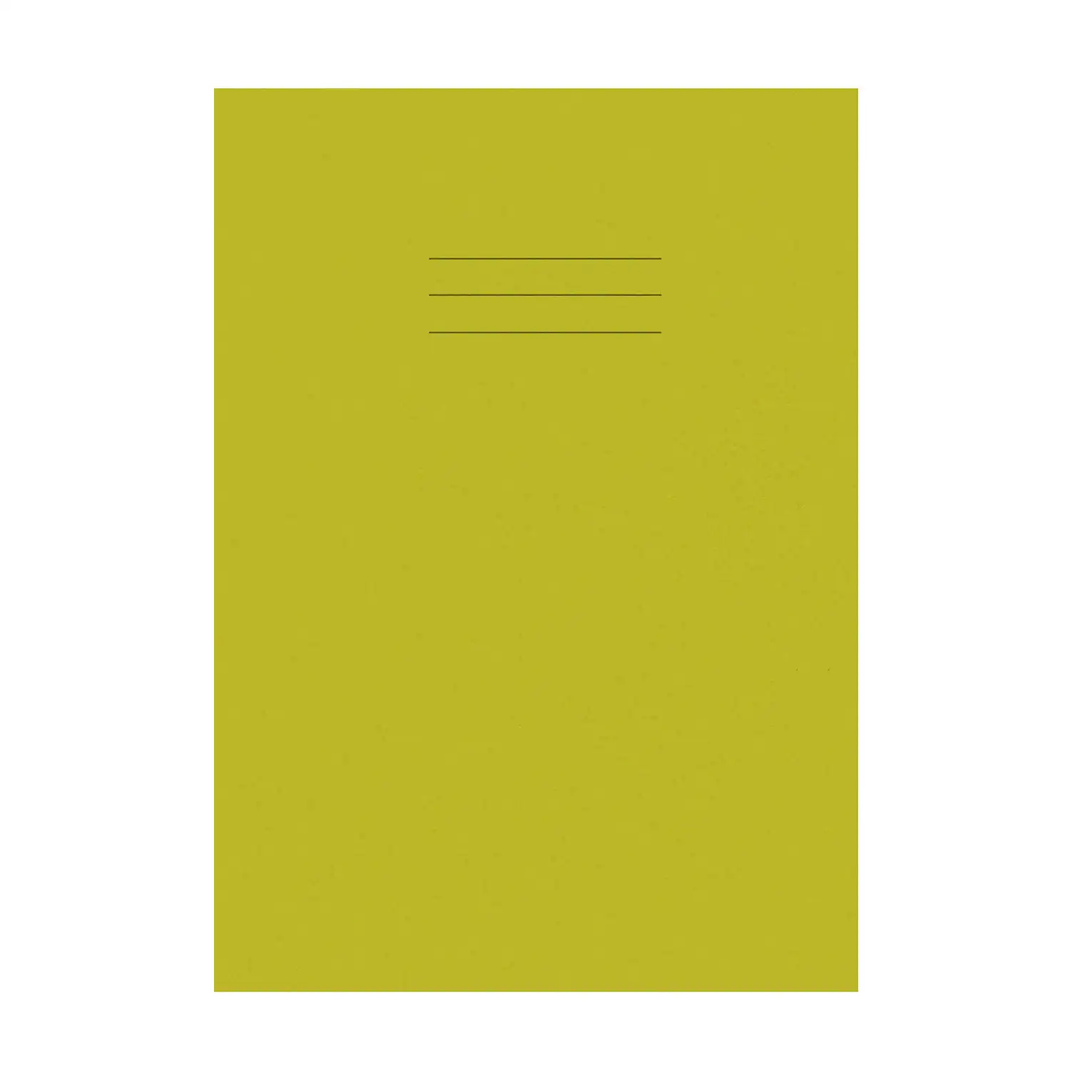 Writy A4+ Exercise Book 7mm Squares 80 Page Yellow 50 Pack G2p100