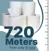 Soclean Centrefeed White Rolls 2ply 120m 6 Pack