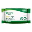Sereno Lite Large Dry Wipes 100 Pack