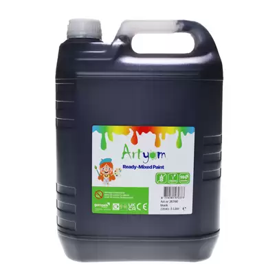 Artyom Ready Mixed Paint 5 Litre - Colour: Black