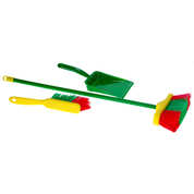 Broom and Dustpan Play Set 3 Pack