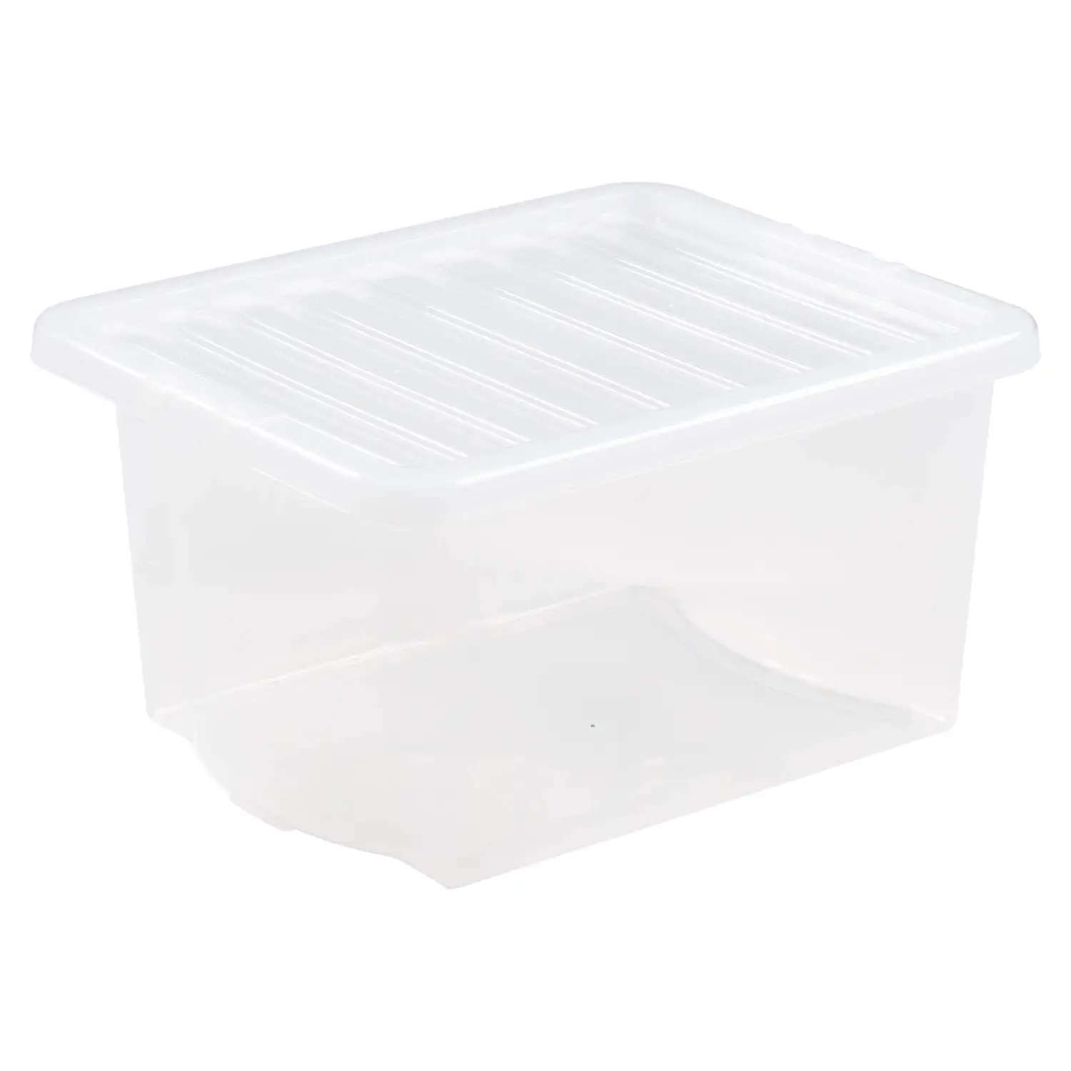 Wham Storage Box and Lid Clear 37l Gompels Care & Nursery Supply