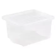 Wham Storage Box and Lid Clear 37l