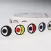 Artyom Assorted Coloured Eye Stickers On A Roll 1000