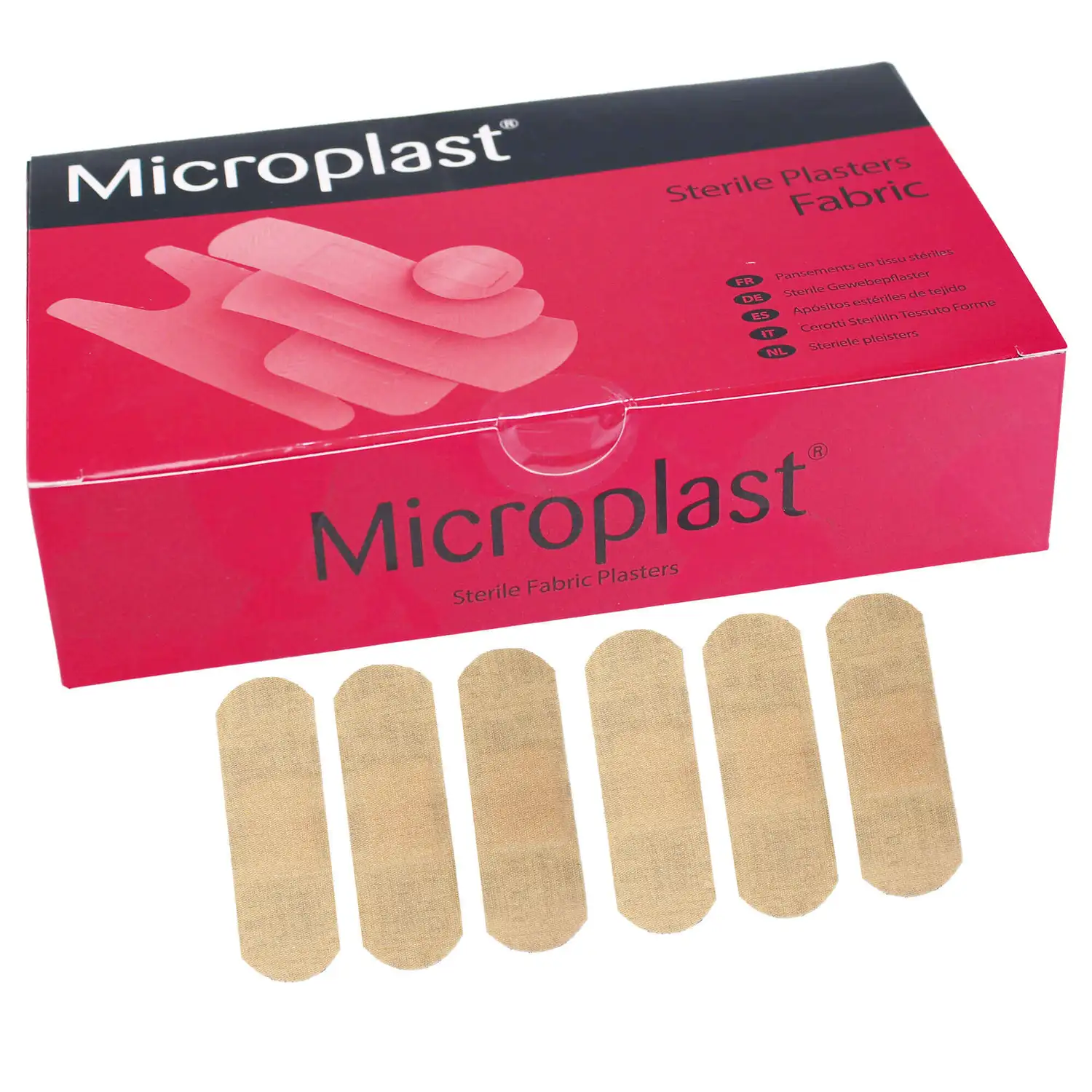 Fabric Plasters Large 7.5cm x 2.5cm 100