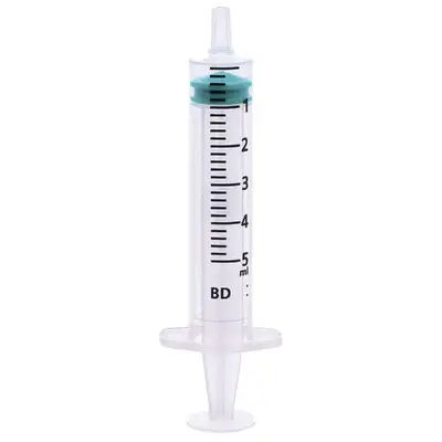 BD Emerald Hypodermic Syringe Luer Slip Concentric 5ml 100 Pack G1p100