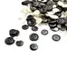 Assorted Craft Buttons Black and White 500g G2p100