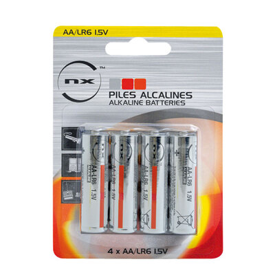 Size AA Alkaline Battery 4pk