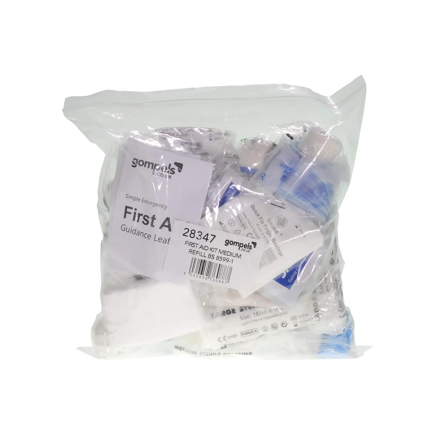 First Aid Kit Medium Refill BS 8599-1 G2p100