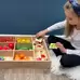 Wooden 7 Way Sorting Tray