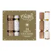 Christmas Cracker Party Box Gold 9 Inch 24 Pack G2p100
