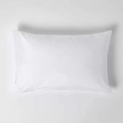 Pillow Case Pair 50cm x 75cm - Colour: White