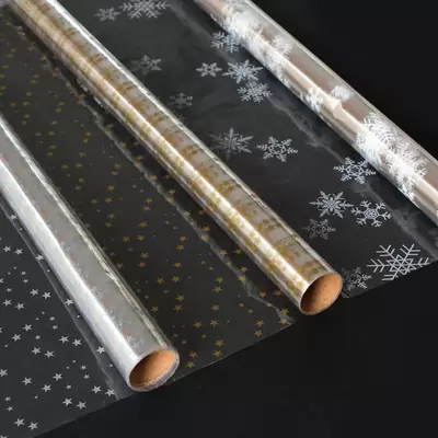 Festive Transparent Foil 70cm x 2m Assorted Pack 3 - Gompels - Care ...