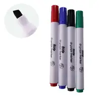 Writy Drywipe Markers Assorted Chisel Tip 4 Pack