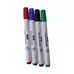 Writy Drywipe Markers Assorted Chisel Tip 4 Pack