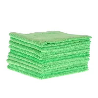 Soclean Microfibre Cloths 10 Pack - Colour: Green