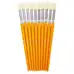 Artyom Natural Round Coloured Bristle Brush 30 Pack