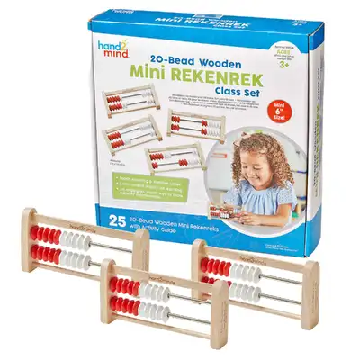 Mini 20 Bead Rekenrek Set of 25
