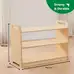 Wooden Open Storage Unit 3 Shelves