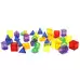 Geometric Shapes Translucent Assorted 36 Pack