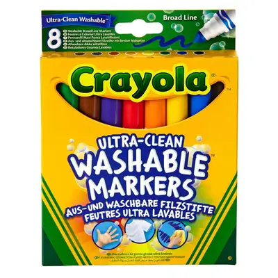 Crayola Broad Line Markers Assorted Pack 8 G2p100