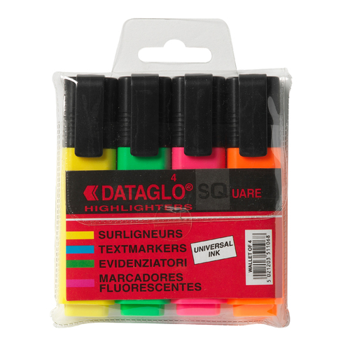 Highlighter Pens Assorted 4pk in Stationery Supplies / Paper