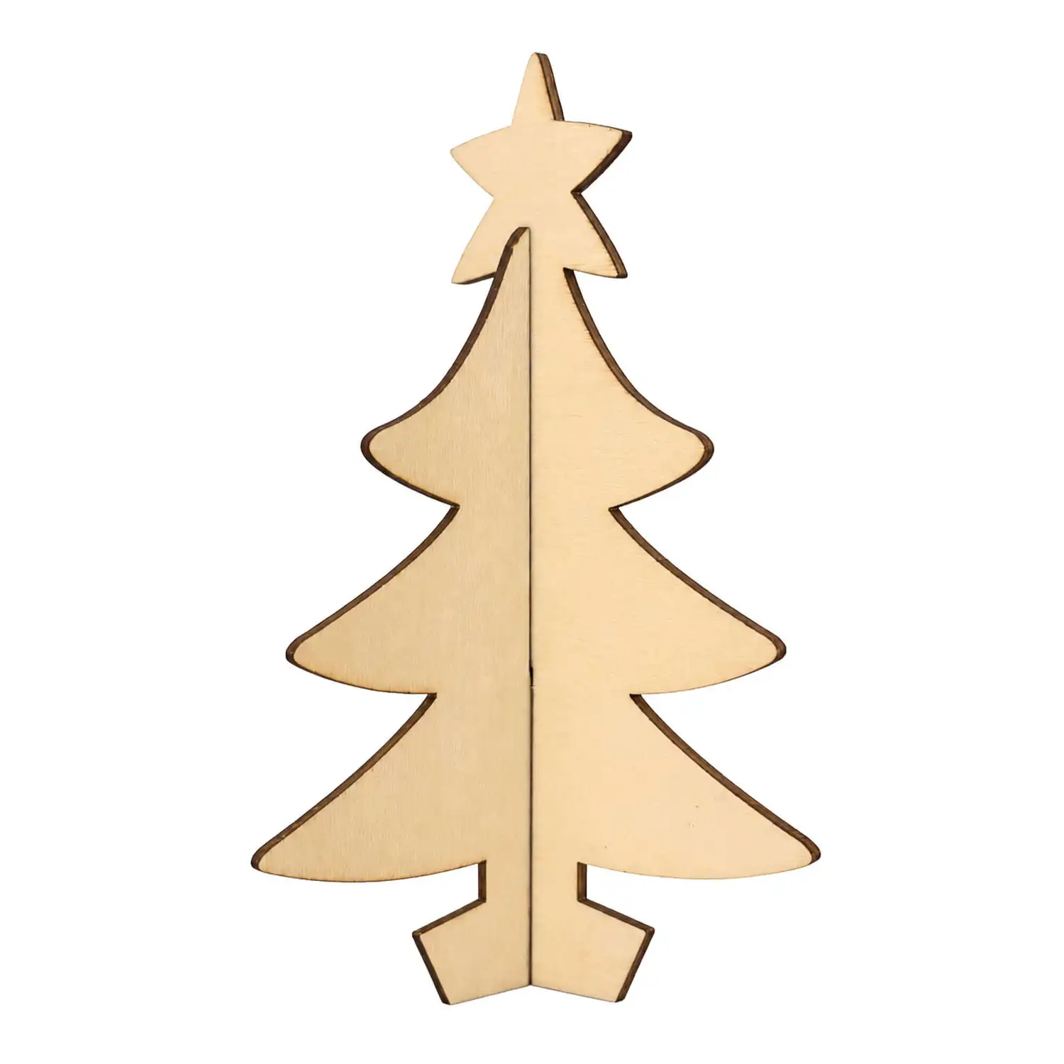Artyom Wooden 3d Christmas Tree 17cm 10 Pack