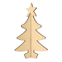 Artyom Wooden 3d Christmas Tree 17cm 10 Pack