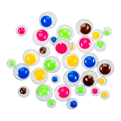 Artyom Wiggly Eyes Assorted Colours 1000 Pack
