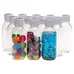 Clear Sensory Bottles With Child Resistant Cap 250ml 12 Pack