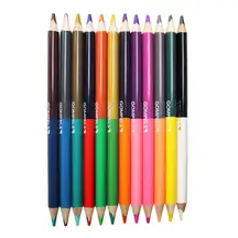 Artyom Double-Ended Jumbo Colouring Pencils Assorted 12 Pack
