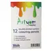 Artyom Double-Ended Jumbo Colouring Pencils Assorted 12 Pack