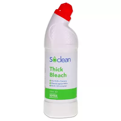 Soclean Thick Bleach 750ml 8 Pack