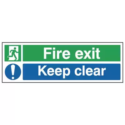 Safety Signs Rigid - Type: Fire Exit
