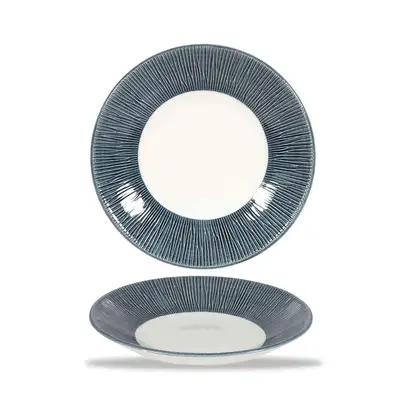 Churchill Bamboo Spinwash Mist Deep Coupe Plate 12 Pack