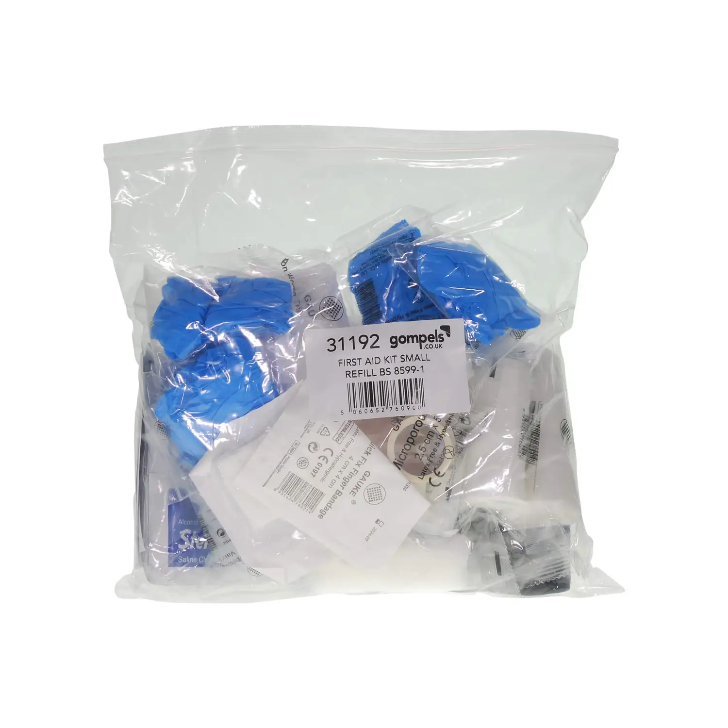 First Aid Kit Small Refill BS 8599-1 G2p100