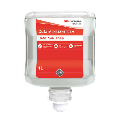 Cutan Foam Hand Sanitizer Cartridge 1l X 6 in Wipes & Infection Control