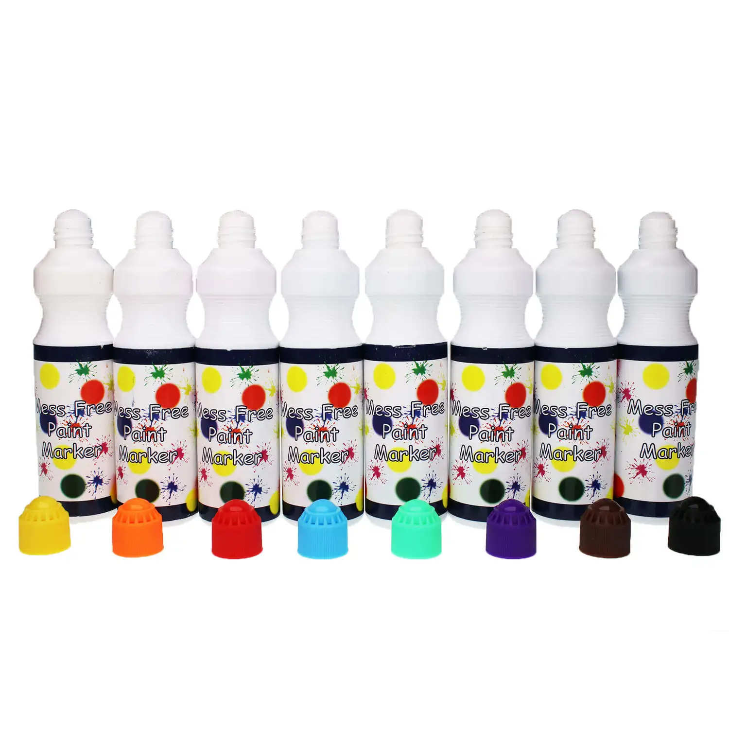 Chunky Paint Markers Assorted Colours 75ml 8 Pack G2p100